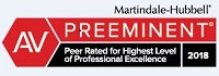 MartinDale Hubble AV Preeminent Peer Related for Highest Level of Professional Excellence 2018 Badge